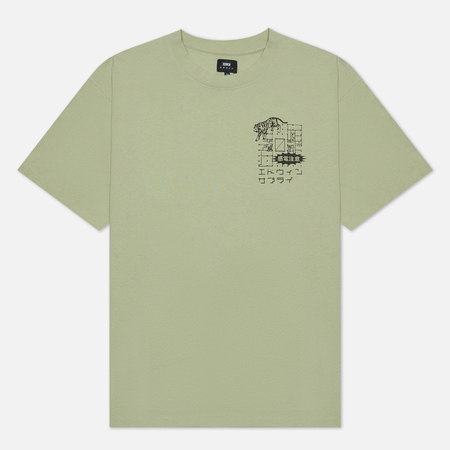 Мужская футболка Edwin Hazardous Voltage, цвет зелёный, размер XL