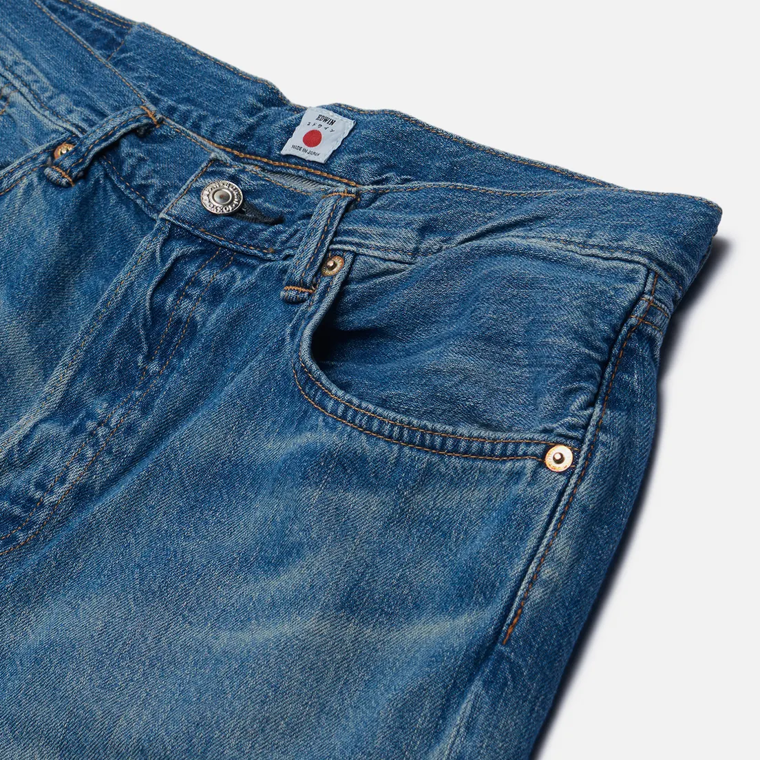 Edwin Мужские джинсы Wide Kaihara Indigo Lightweight Red Selvage 10.5 Oz