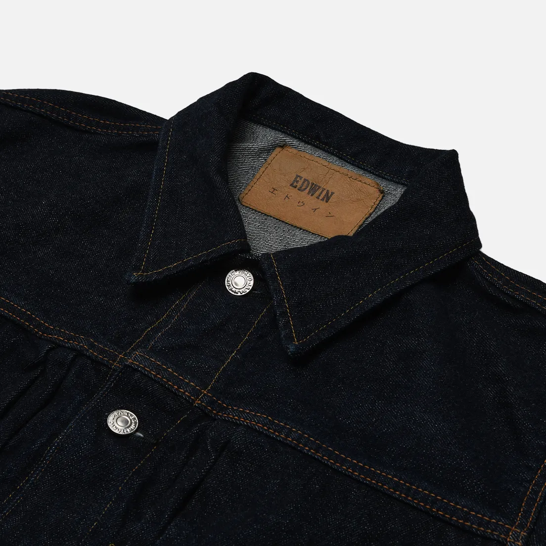 Edwin Мужская джинсовая куртка Kurabo Recycle Denim Red Selvage 14 Oz