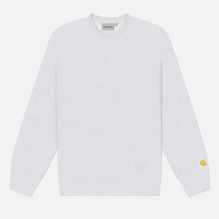 Мужская толстовка Carhartt WIP Chase, цвет серый, размер M