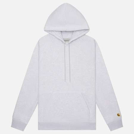 Мужская толстовка Carhartt WIP Hooded Chase, цвет серый, размер S