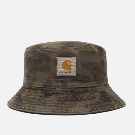 Панама Carhartt WIP Duck Bucket, цвет зелёный, размер S-M