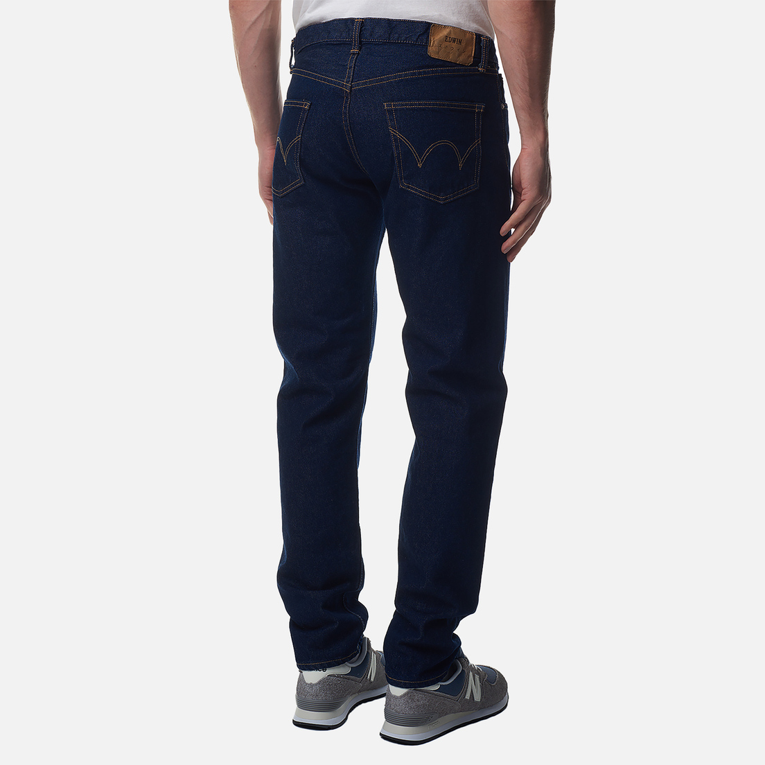 Edwin Мужские джинсы Regular Tapered Kaihara Pure Indigo Openend Denim 12.5 Oz