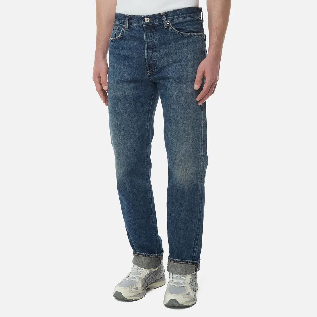 Edwin Мужские джинсы Regular Straight Kurabo Recycle Denim Red Selvage 14 Oz