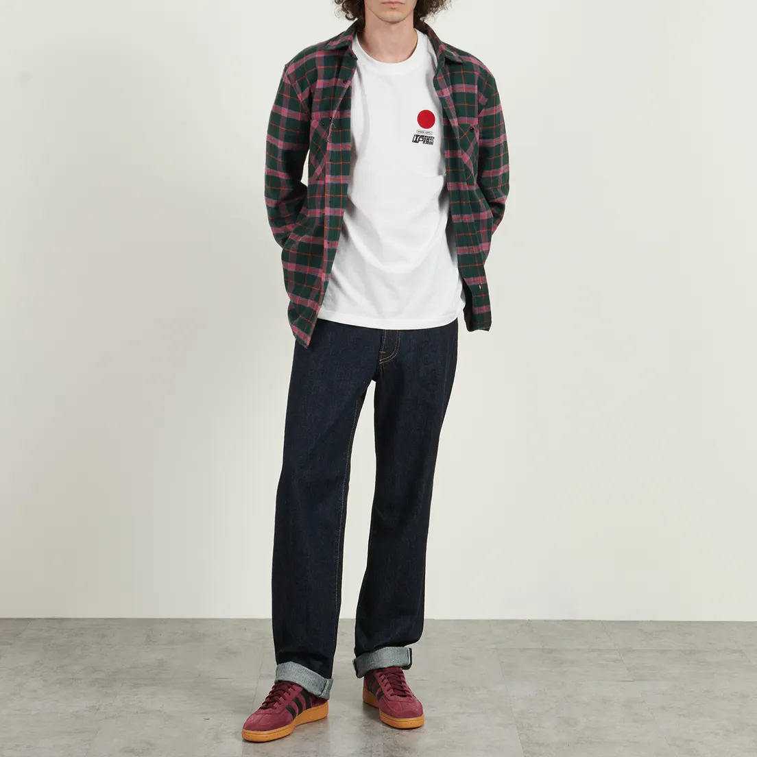 Edwin Мужские джинсы Loose Fit Kurabo Recycle Denim Red Selvage 14 Oz