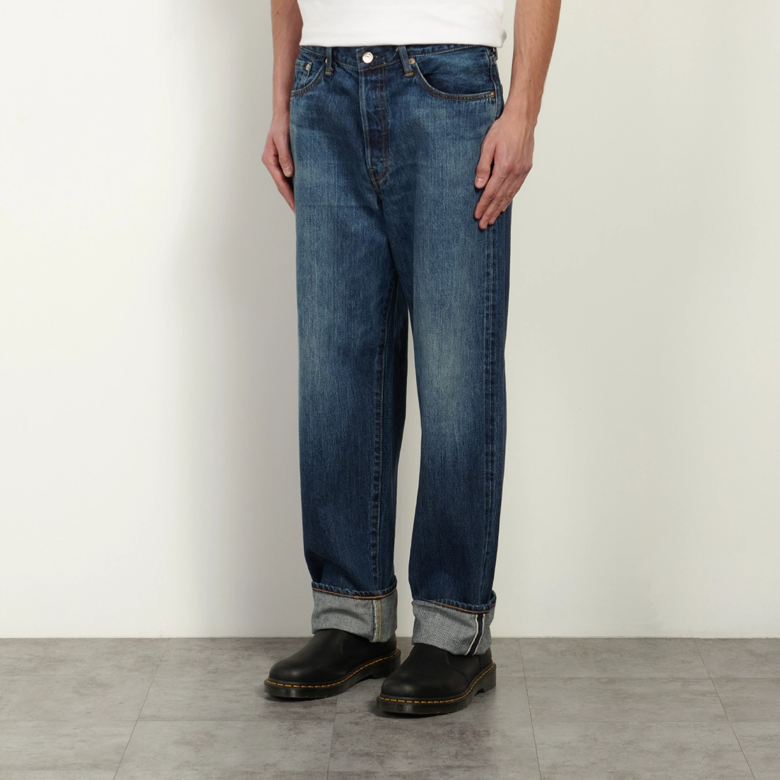 Edwin Мужские джинсы Loose Fit Kurabo Recycle Denim Red Selvage 14 Oz