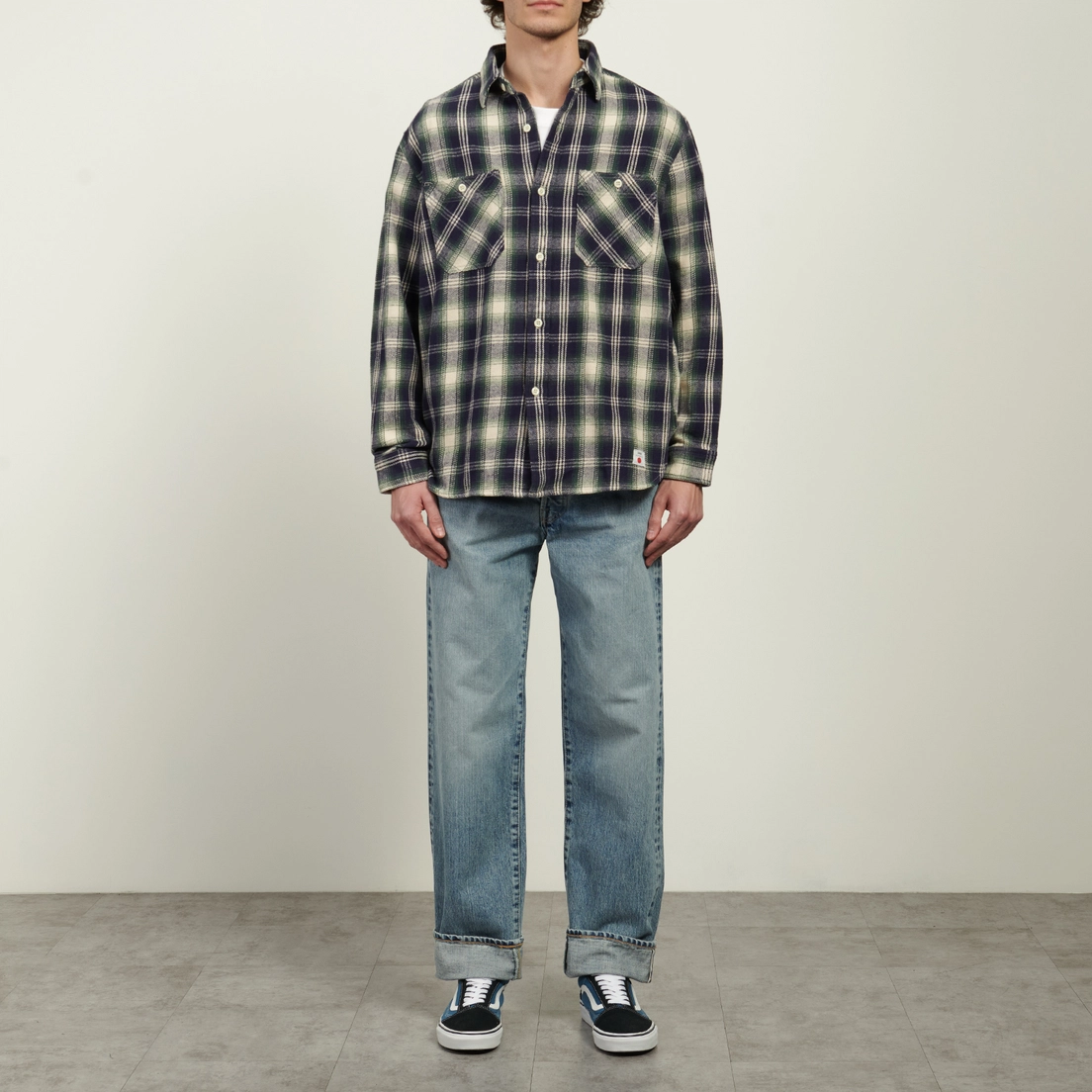 Edwin Мужские джинсы Loose Fit Kurabo Recycle Denim Red Selvage 14 Oz