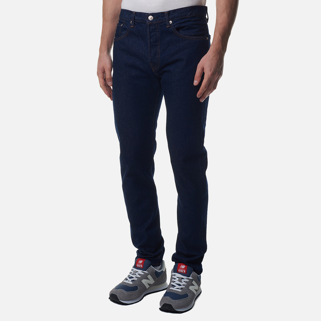 Edwin Мужские джинсы Slim Tapered Kaihara Pure Indigo Openend Denim 12.5 Oz