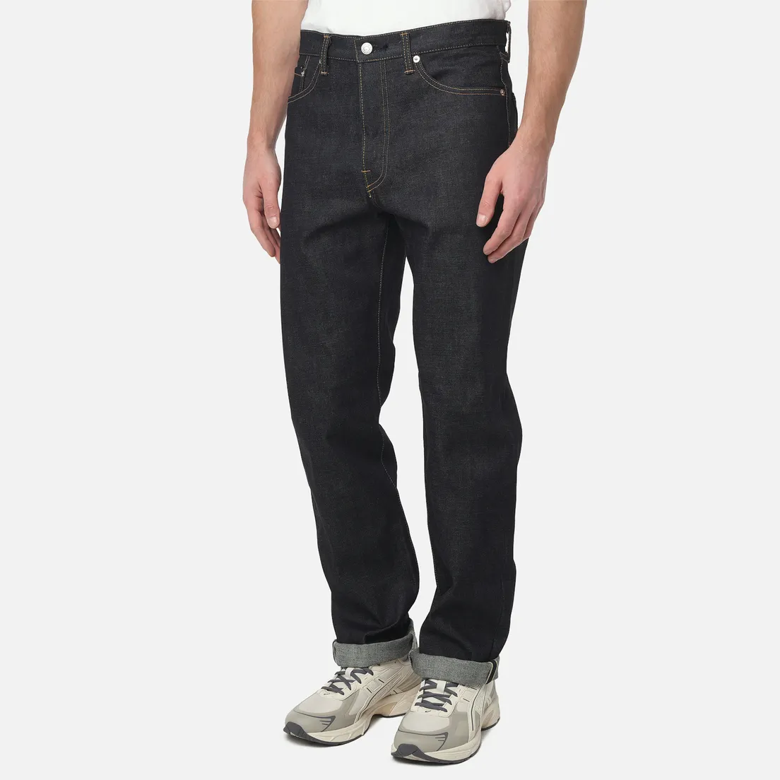 Edwin Мужские джинсы Regular Straight Kaihara Dark Pure Indigo Rainbow Selvage 13.5 Oz