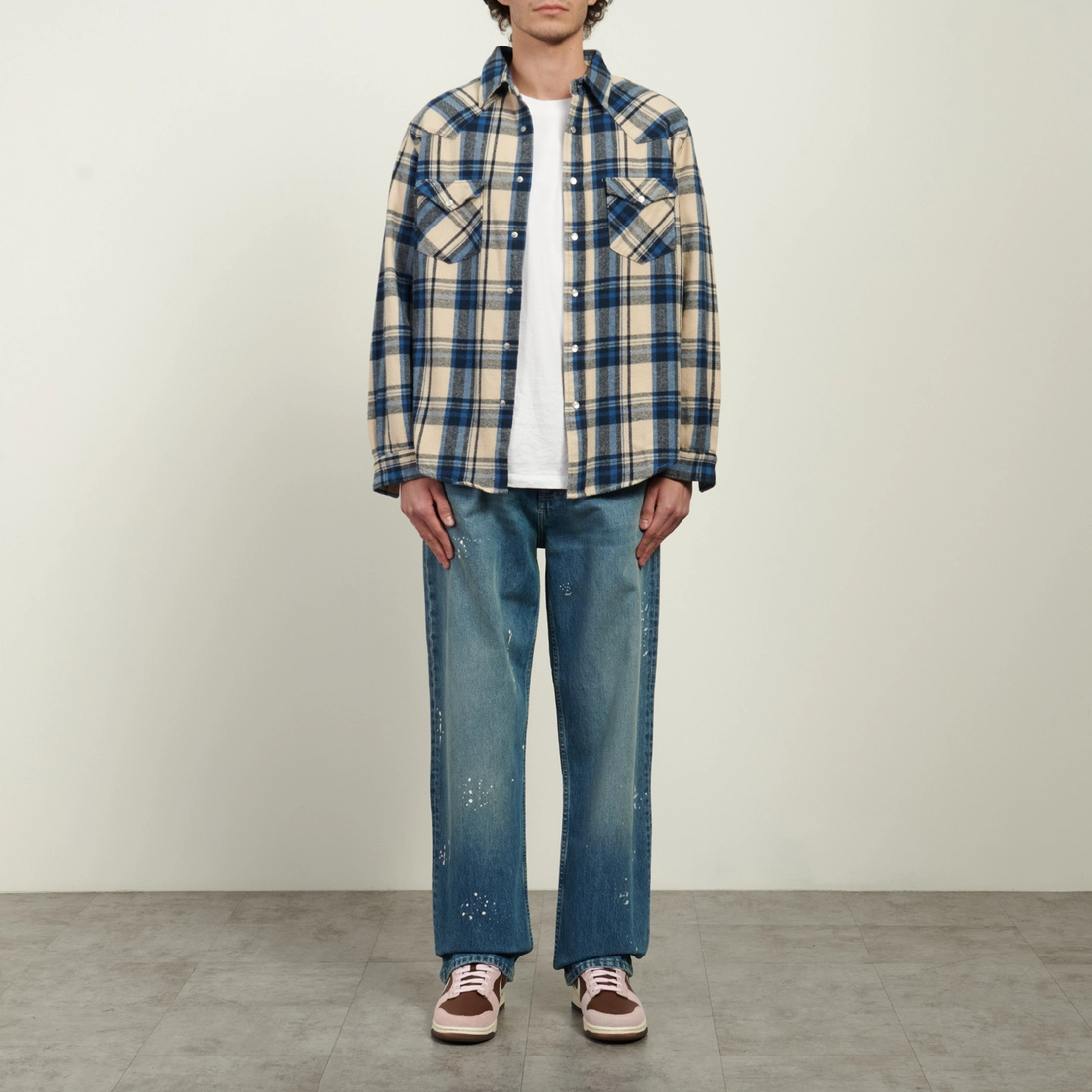 Edwin Мужские джинсы Matrix Arctic Blue Denim 14.6 Oz