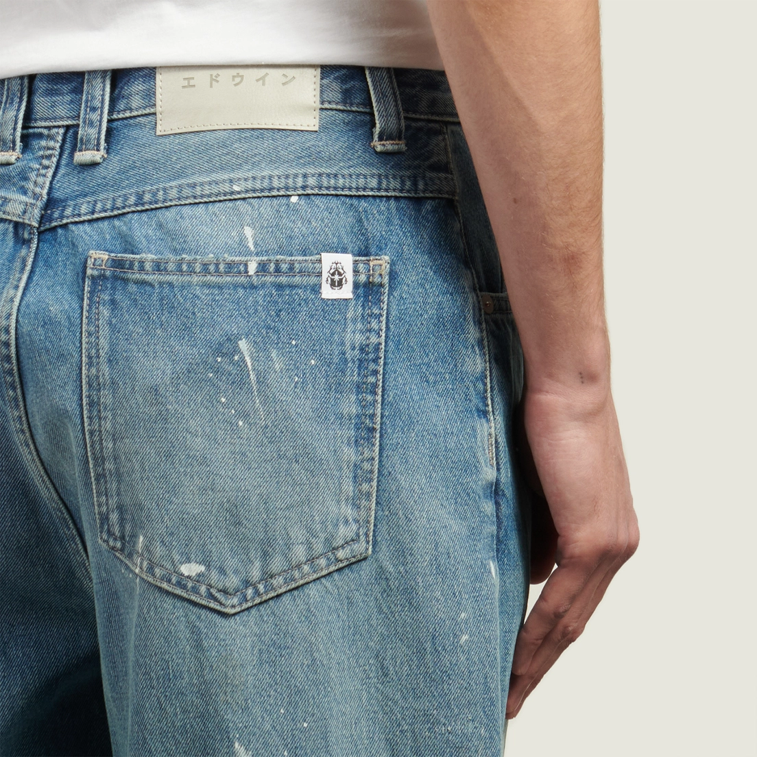 Edwin Мужские джинсы Matrix Arctic Blue Denim 14.6 Oz