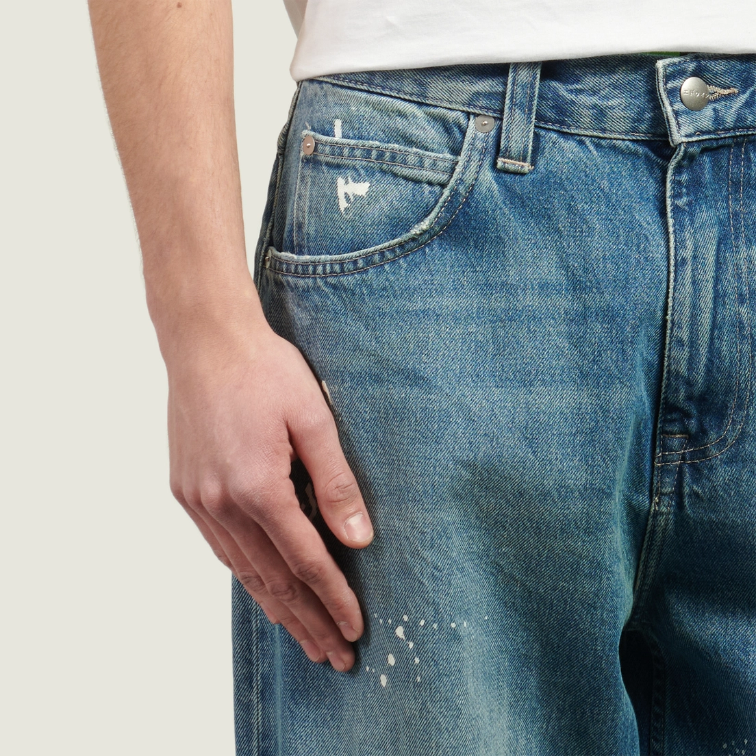 Edwin Мужские джинсы Matrix Arctic Blue Denim 14.6 Oz