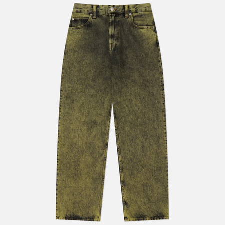 Мужские джинсы Edwin Matrix Pembroke Black Denim 13.56 Oz, цвет зелёный, размер 28/32