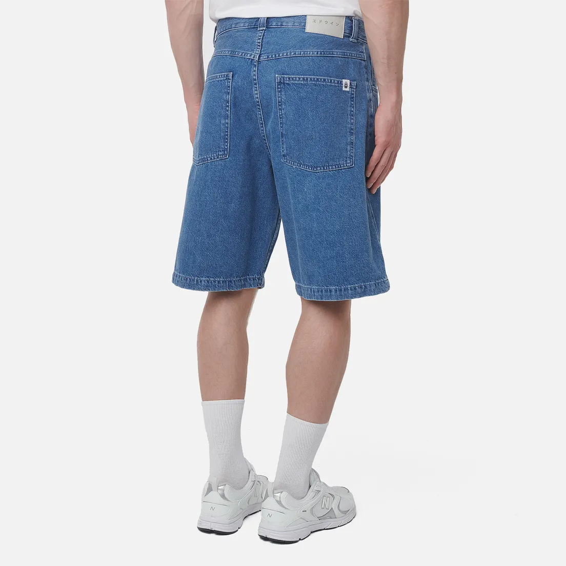 Edwin Мужские шорты Worker Victory Blue Denim 12.4 Oz