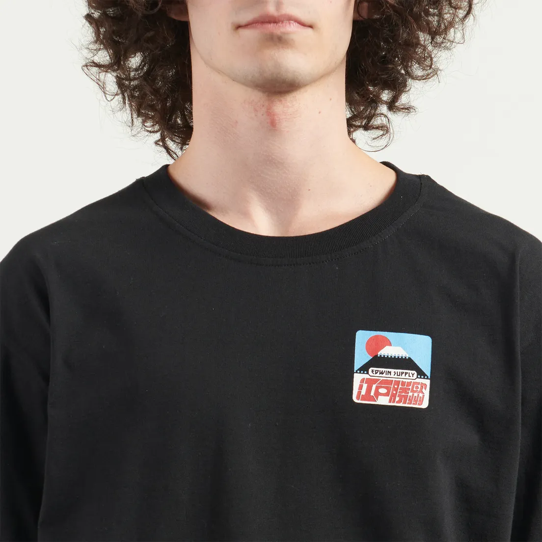 Edwin Мужская футболка Sunset On Fuji San