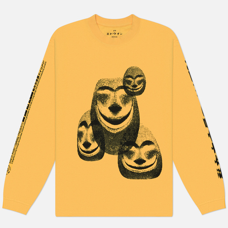   Brandshop Мужской лонгслив Edwin We Are All Aliens, цвет жёлтый, размер XL