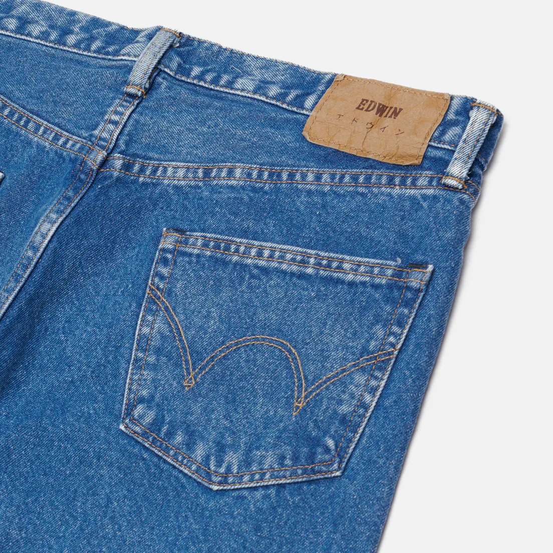 Edwin Мужские джинсы Slim Tapered Kaihara Pure Indigo Openend Denim 12.5 Oz