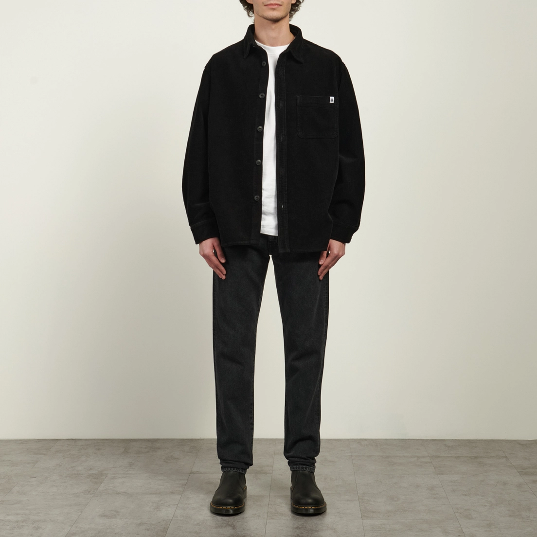 Edwin Мужские джинсы Regular Tapered Kaihara Right Hand Black Denim 13 Oz