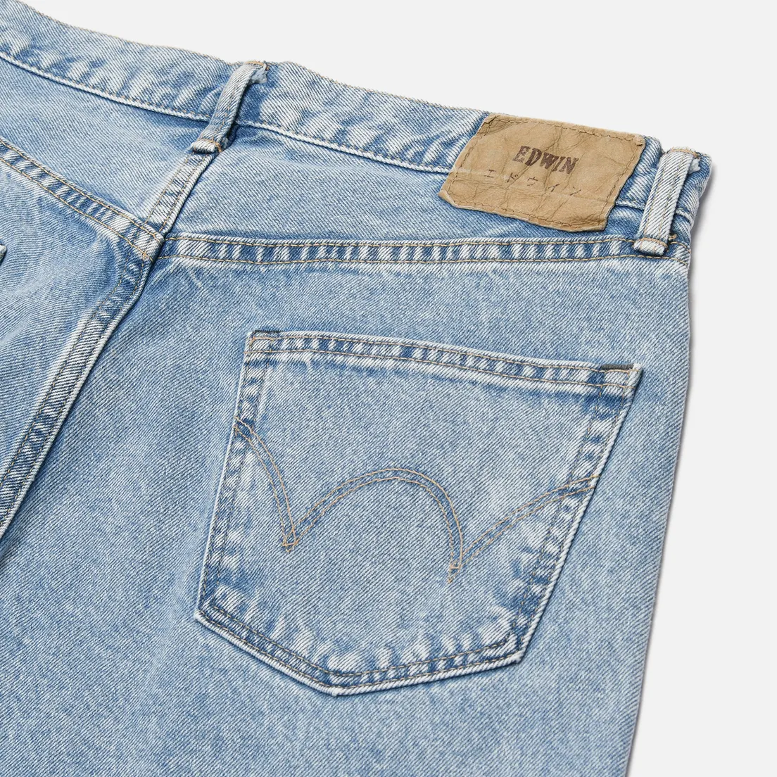 Edwin Мужские джинсы Regular Tapered Kaihara Pure Indigo Openend Denim 12.5 Oz