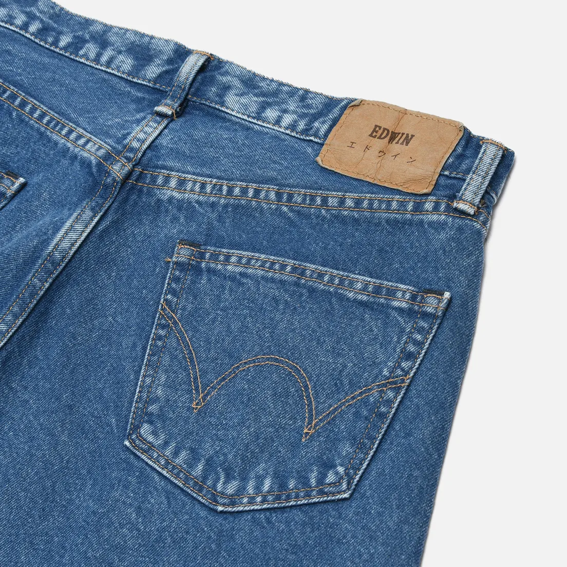 Edwin Мужские джинсы Regular Tapered Kaihara Pure Indigo Openend Denim 12.5 Oz