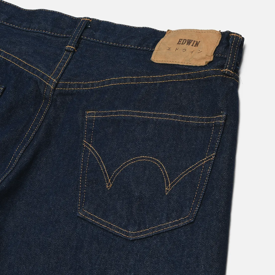 Edwin Мужские джинсы Regular Tapered Kaihara Pure Indigo Openend Denim 12.5 Oz