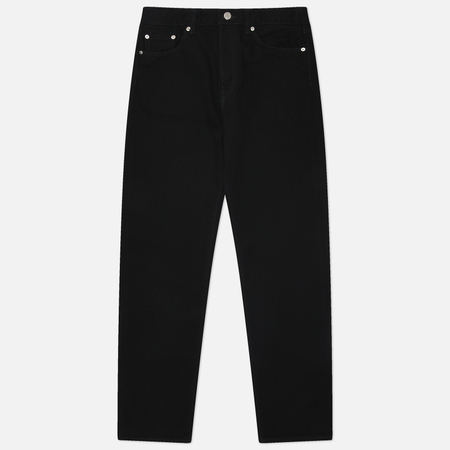 Мужские джинсы Edwin Regular Straight Kaihara Right Hand Black Denim 13 Oz, цвет чёрный, размер 32/32