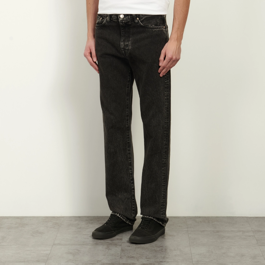 Edwin Мужские джинсы Regular Straight Kaihara Right Hand Black Denim 13 Oz