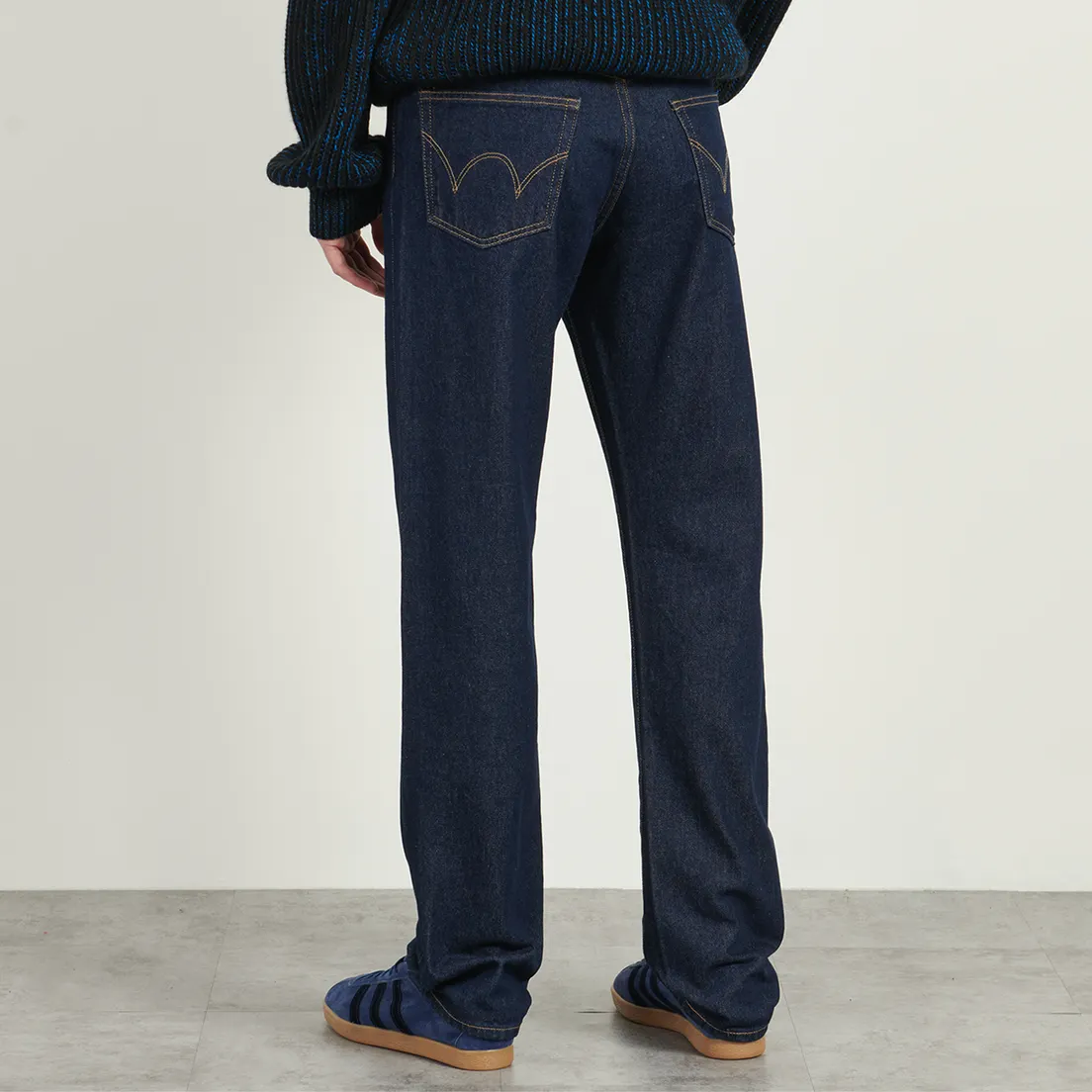 Edwin Мужские джинсы Regular Straight Kaihara Pure Indigo Openend Denim 12.5 Oz