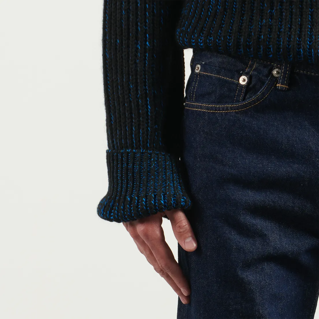 Edwin Мужские джинсы Regular Straight Kaihara Pure Indigo Openend Denim 12.5 Oz
