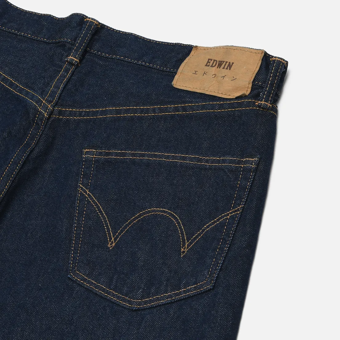 Edwin Мужские джинсы Regular Straight Kaihara Pure Indigo Openend Denim 12.5 Oz