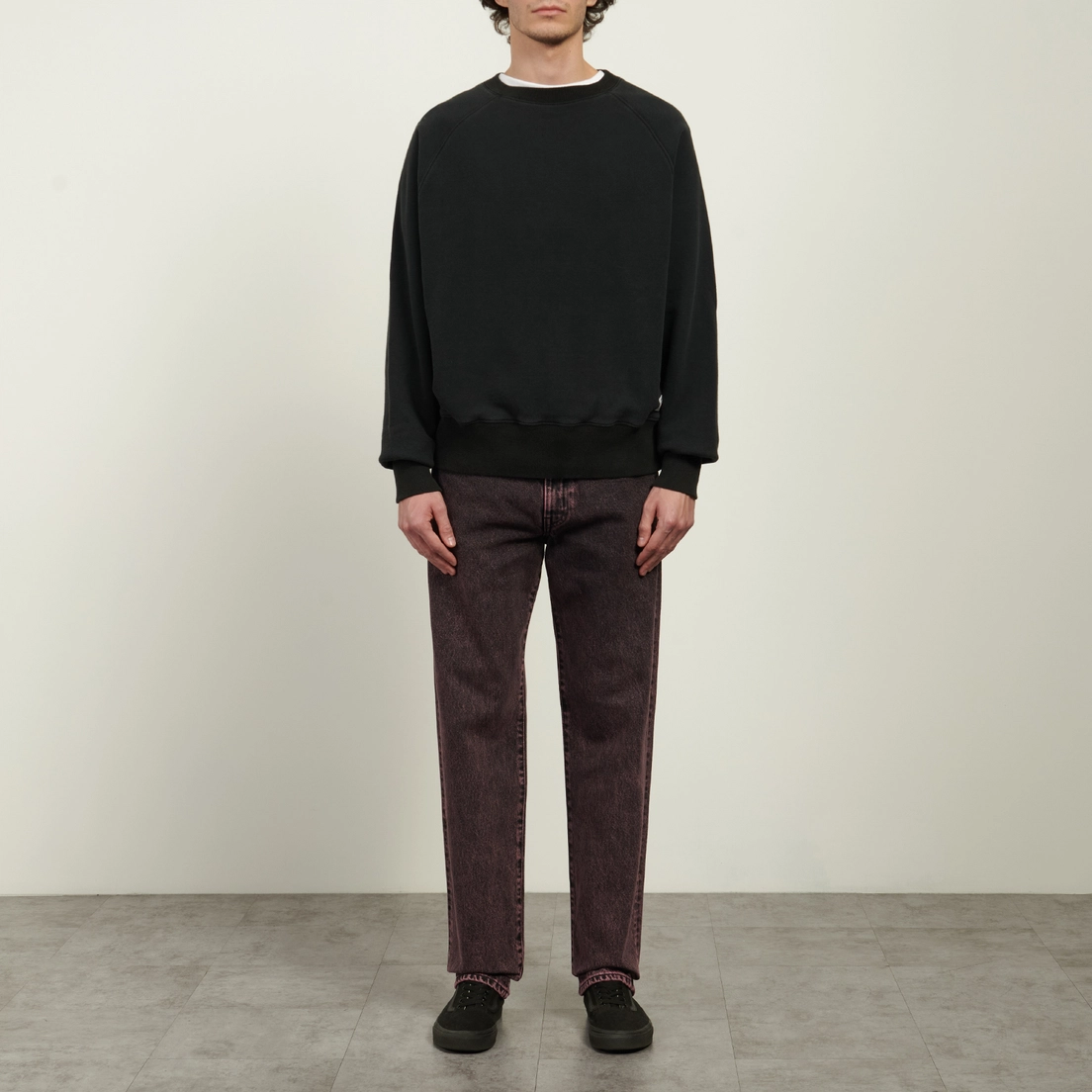 Edwin Мужские джинсы Loose Fit Kaihara Right Hand Black Denim 13 Oz