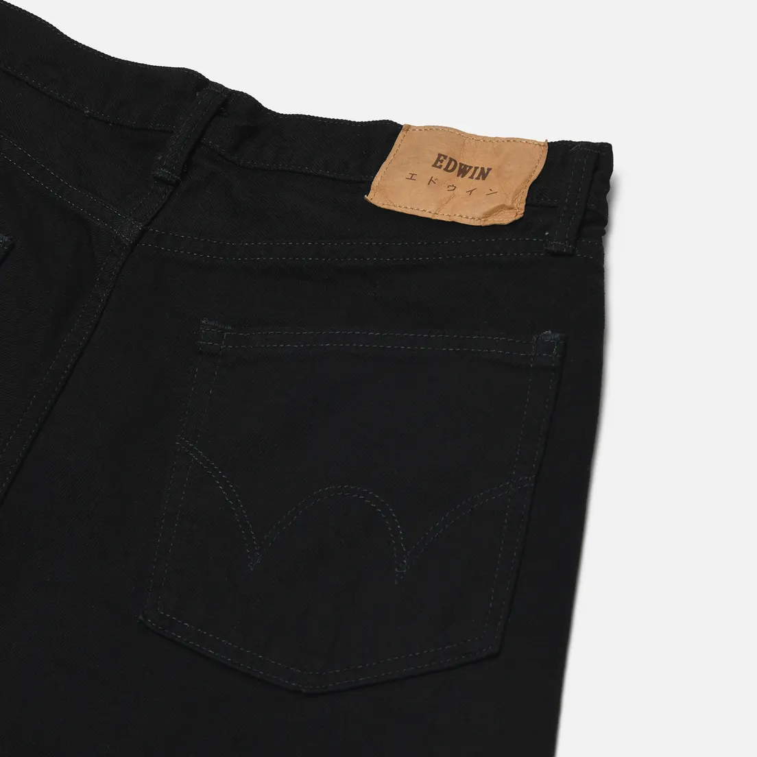 Edwin Мужские джинсы Loose Fit Kaihara Right Hand Black Denim 13 Oz