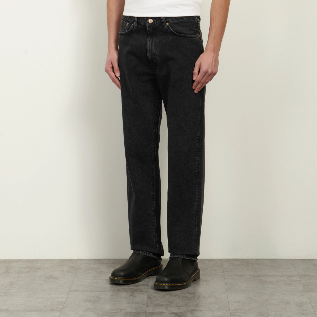 Edwin Мужские джинсы Loose Fit Kaihara Right Hand Black Denim 13 Oz