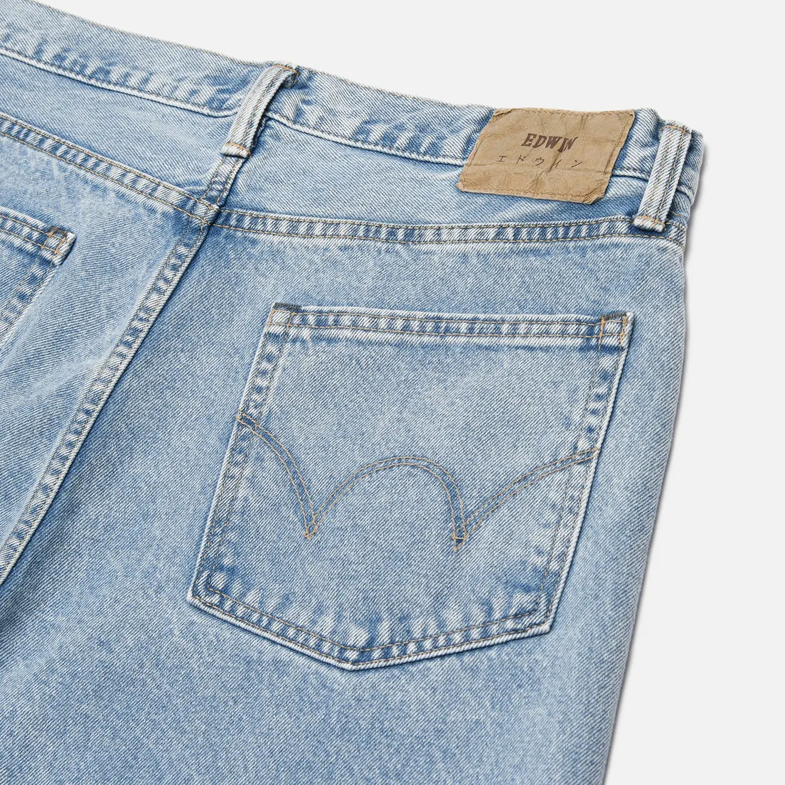 Edwin Мужские джинсы Loose Fit Kaihara Pure Indigo Openend Denim 12.5 Oz