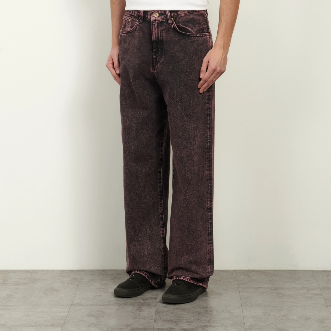 Edwin Мужские джинсы Wide Kaihara Right Hand Black Denim 13 Oz