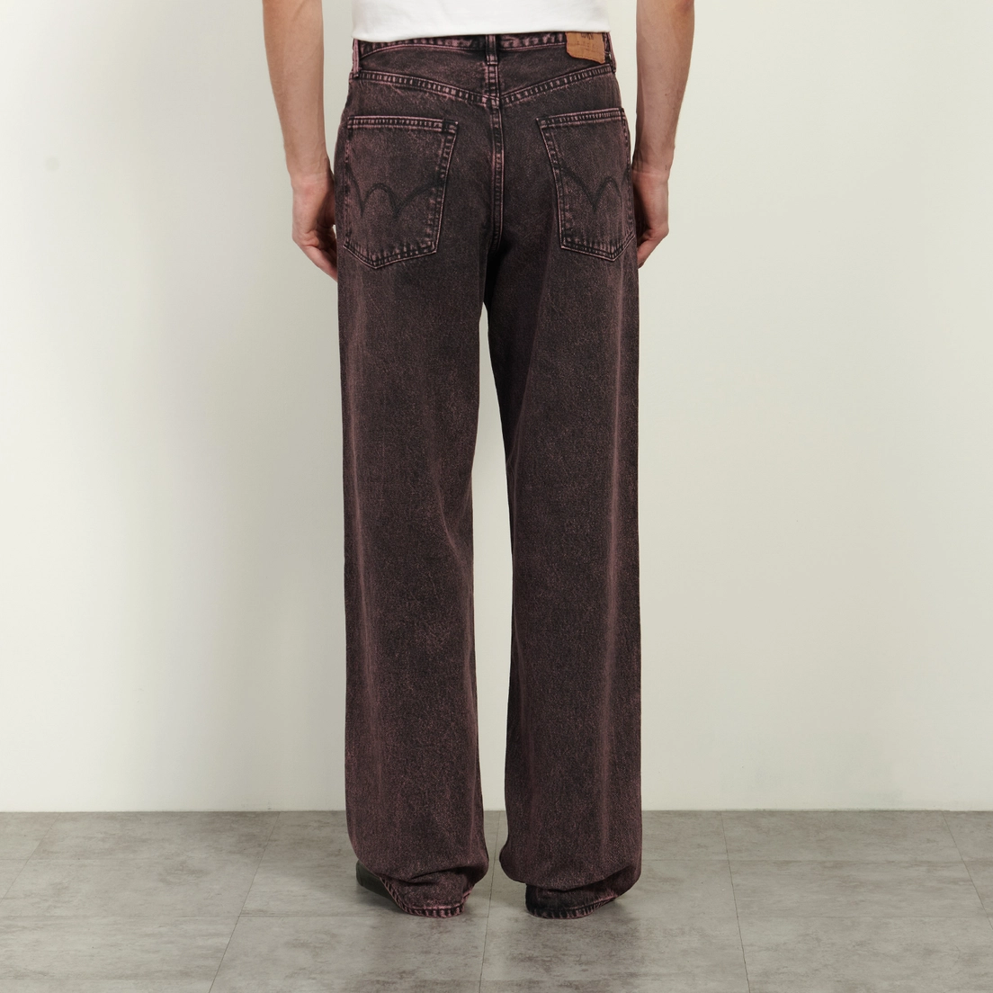 Edwin Мужские джинсы Wide Kaihara Right Hand Black Denim 13 Oz