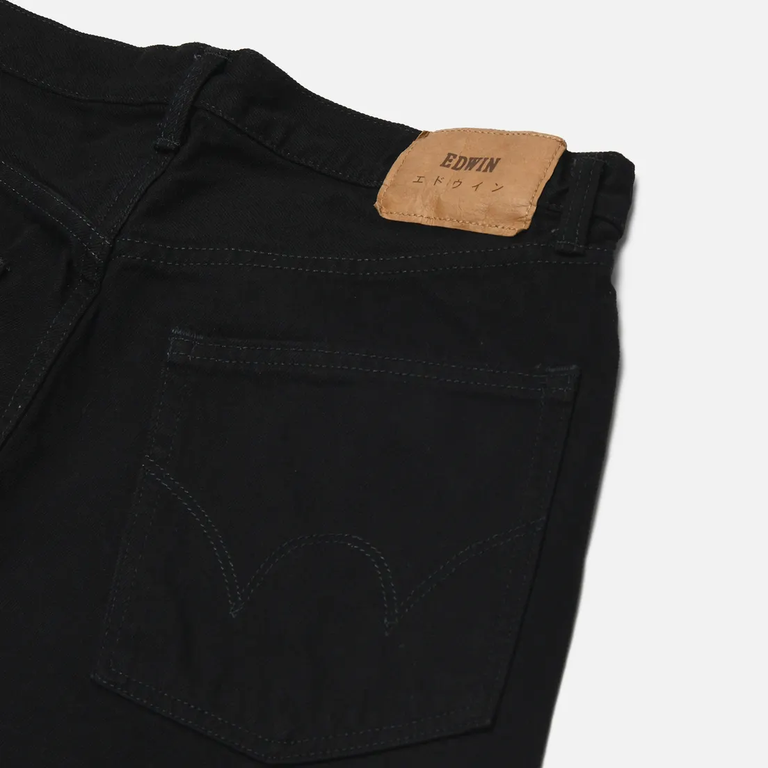 Edwin Мужские джинсы Wide Kaihara Right Hand Black Denim 13 Oz