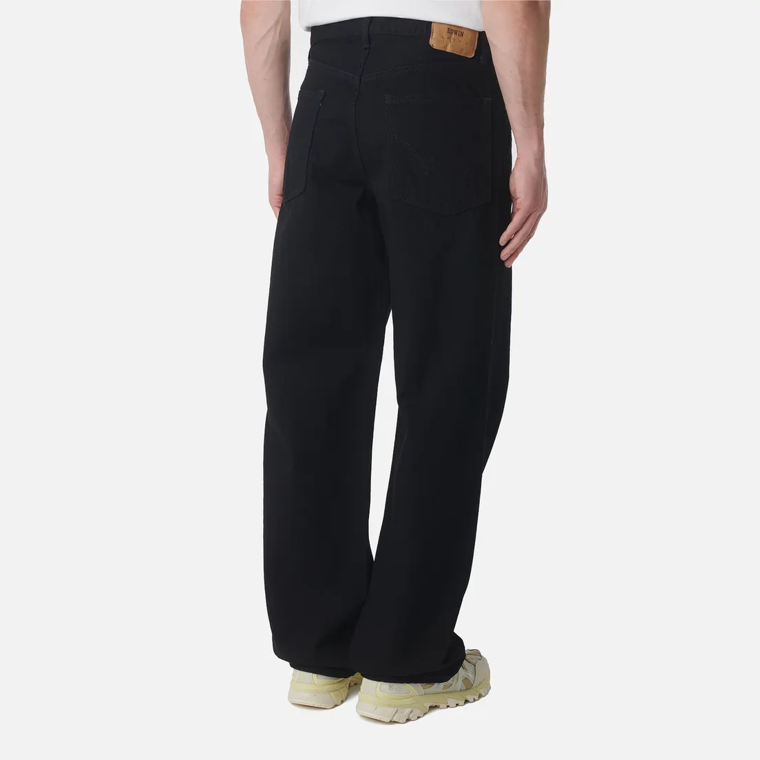 Edwin Мужские джинсы Wide Kaihara Right Hand Black Denim 13 Oz