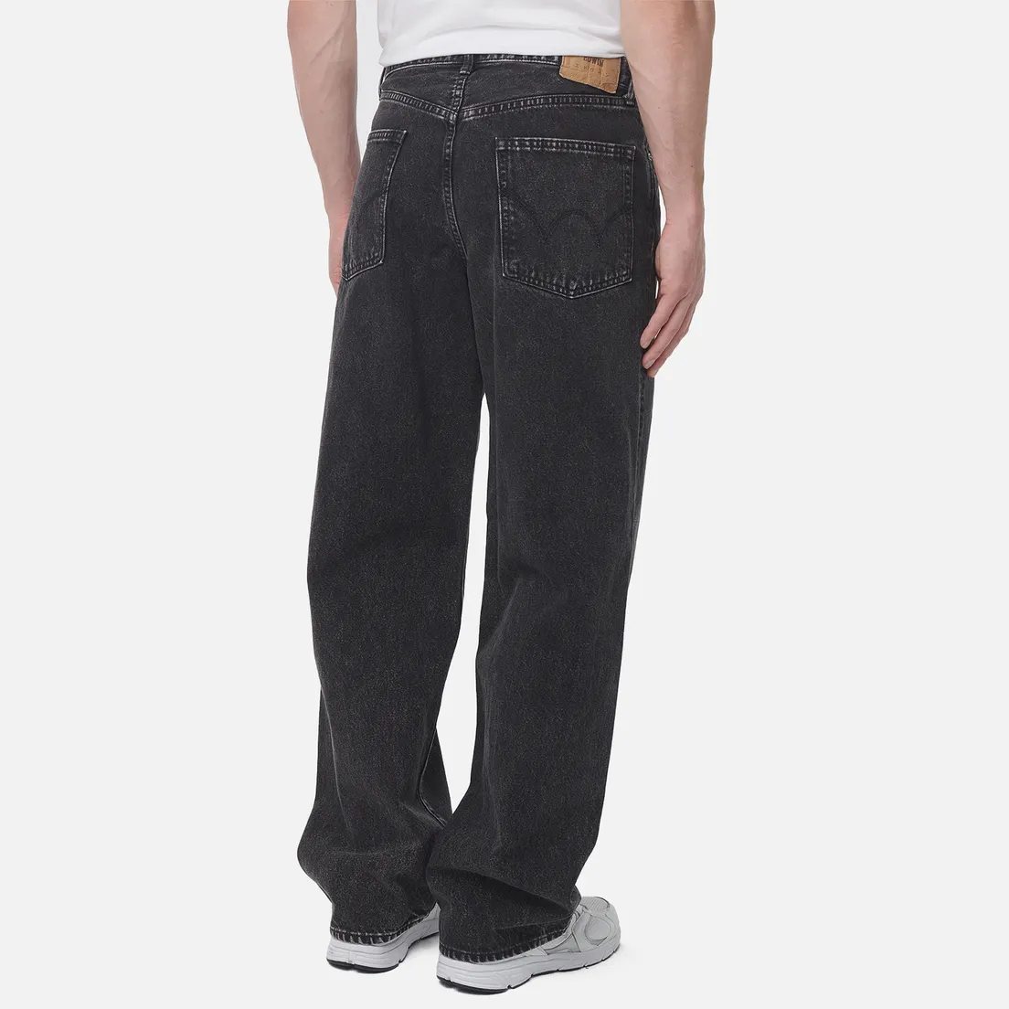 Edwin Мужские джинсы Wide Kaihara Right Hand Black Denim 13 Oz
