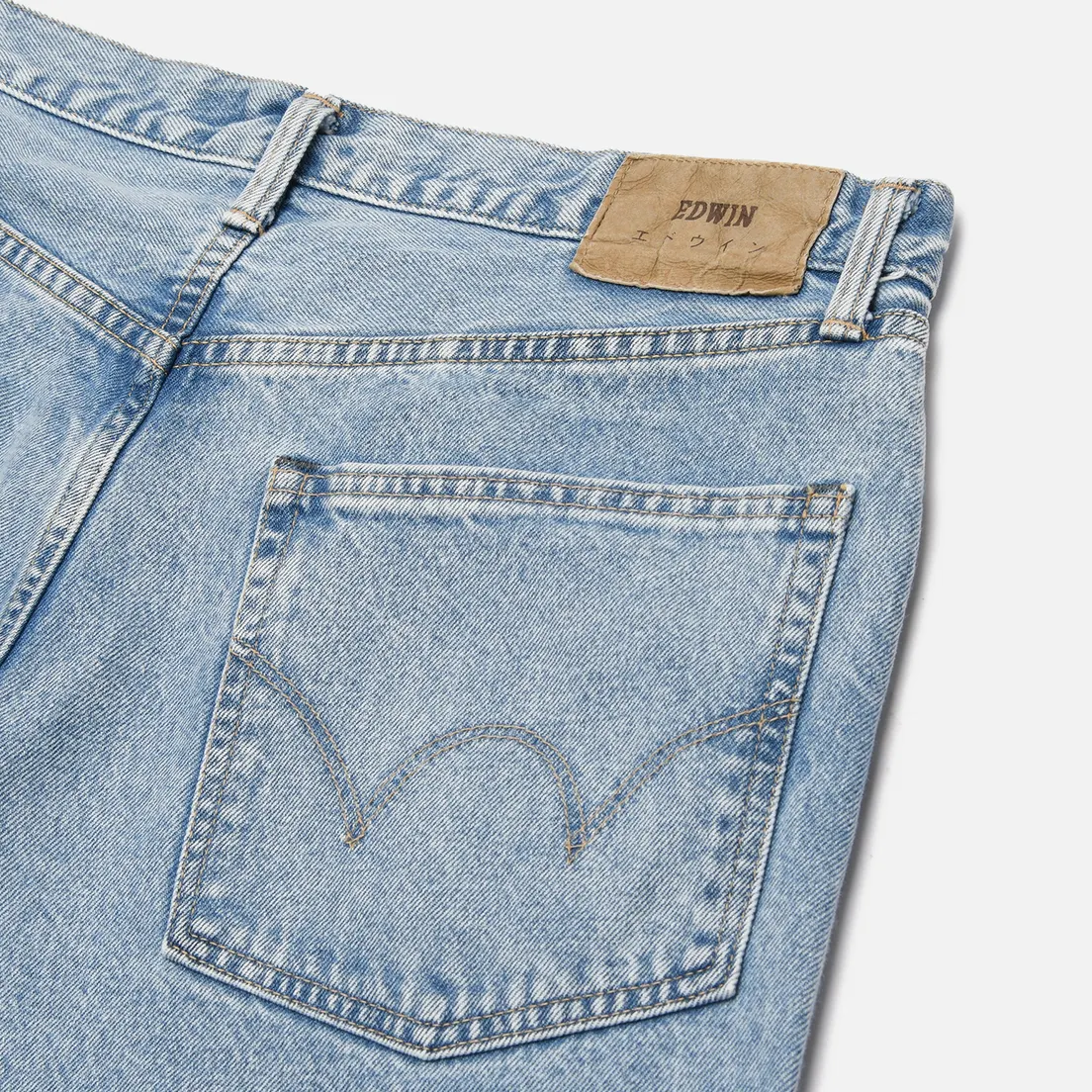 Edwin Мужские джинсы Wide Kaihara Pure Indigo Openend Denim 12.5 Oz