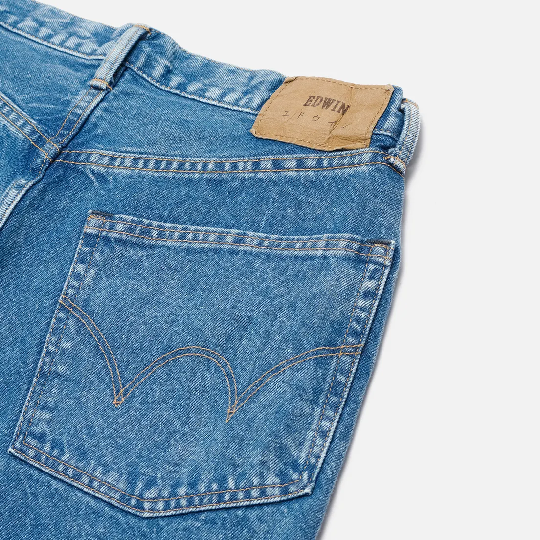 Edwin Мужские джинсы Wide Kaihara Pure Indigo Openend Denim 12.5 Oz