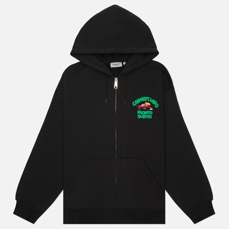 Мужская толстовка Carhartt WIP Hooded Pronto, цвет чёрный, размер M