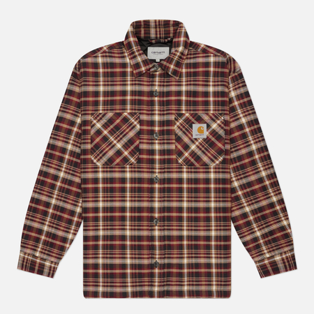 Мужская рубашка Carhartt WIP Cronyn Overshirt, цвет красный, размер S
