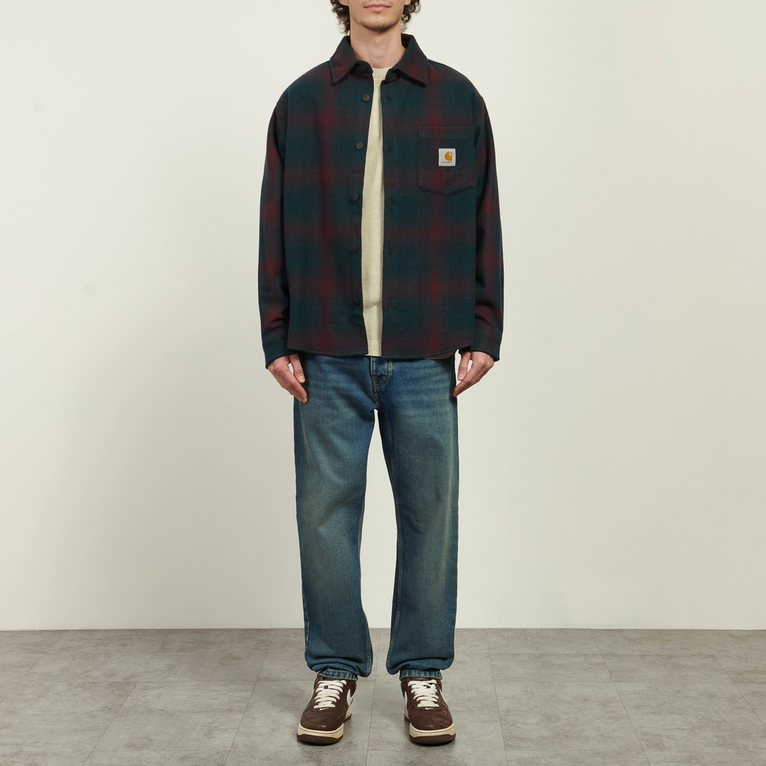 Carhartt WIP Мужская рубашка Brennan Check