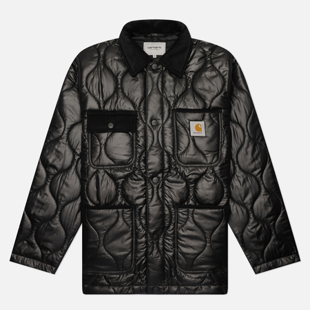Мужская куртка лайнер Carhartt WIP Oscar Chore, цвет чёрный, размер XL