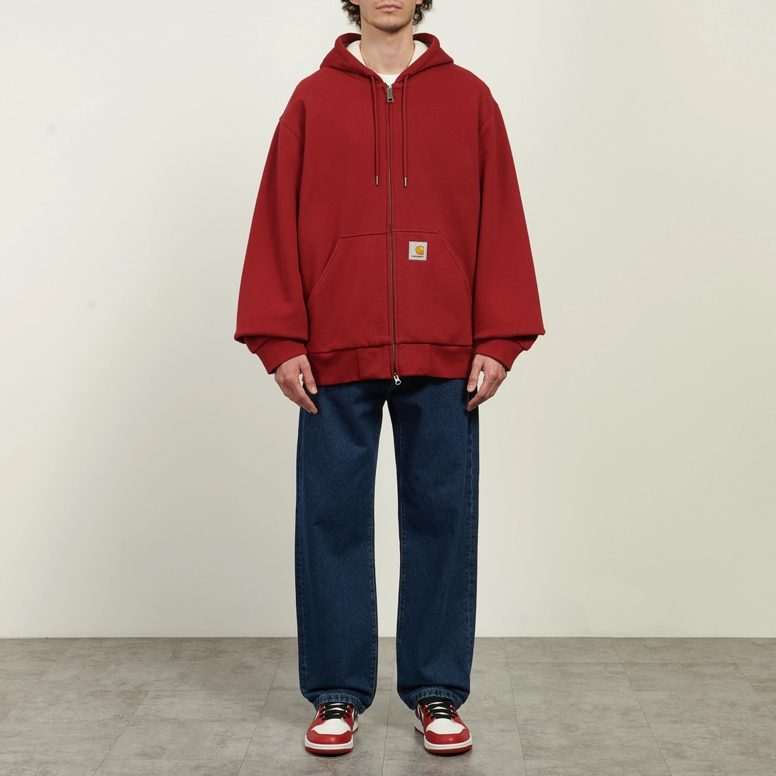 Carhartt WIP Мужская толстовка Active Full Zip Hooded