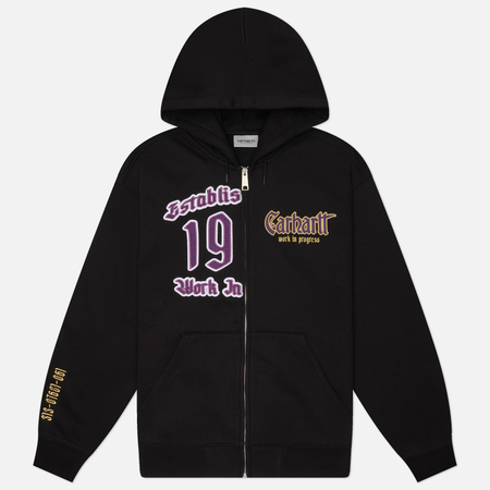 Мужская толстовка Carhartt WIP Hooded Dual, цвет чёрный, размер S
