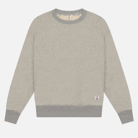 Мужская толстовка Edwin Raglan Sleeve Crew, цвет серый, размер XL