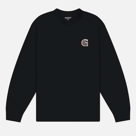 Мужской лонгслив Carhartt WIP Mind Your Head, цвет чёрный, размер XL