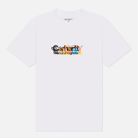 Мужская футболка Carhartt WIP Primary, цвет белый, размер S